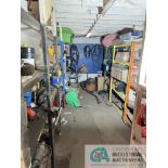 (LOT) CONTENTS OF SUPPLY ROOM **SEE LOT PHOTOS - NO BUILDING FIXTURES OR ATTACHMENTS - BUYER MUST