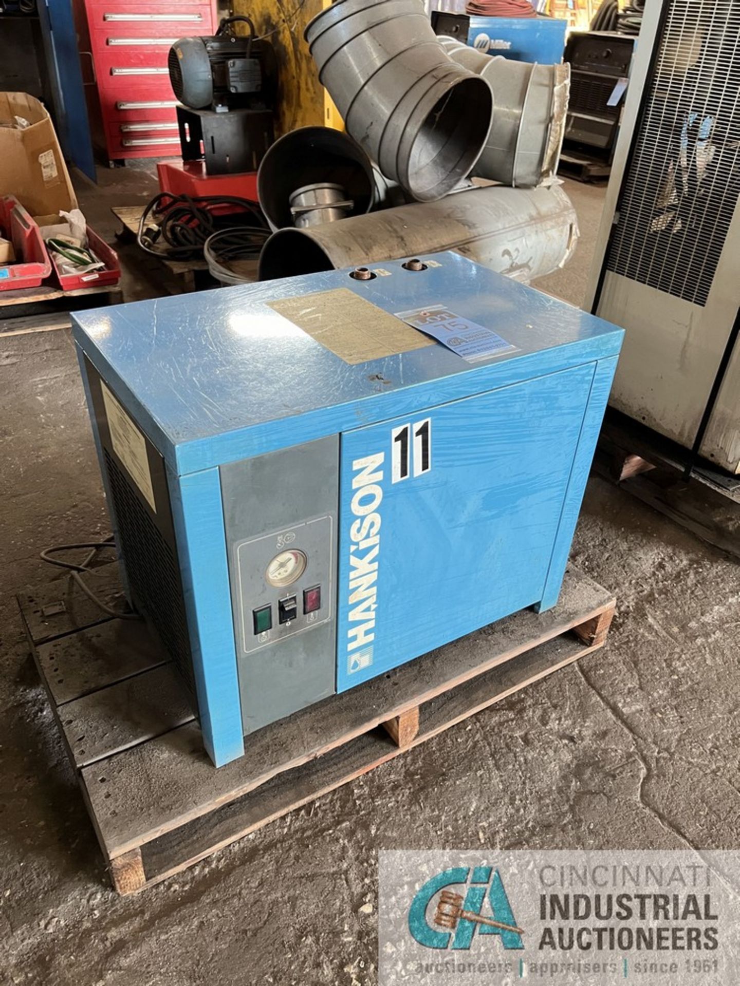 HANKISON MODEL PR35-115 COMPRESSED AIR DRYER; S/N PR35A-1A-9809-368N, R134A REFRIGERANT - Image 4 of 4