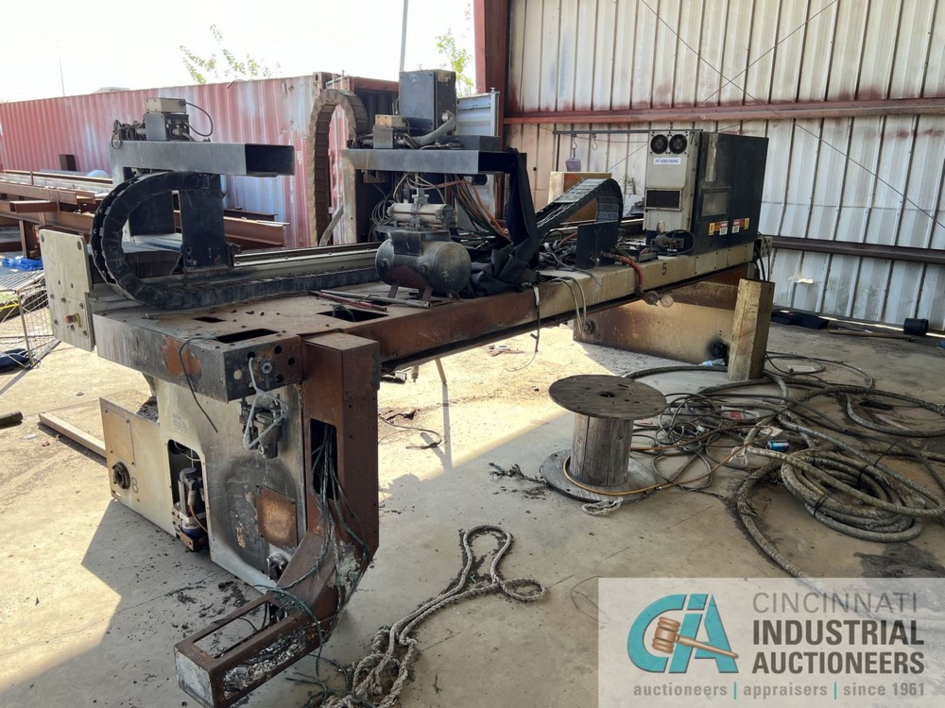 ALLTRA MODEL PC14-12 CNC PLASMA / OXY BURNING TABLE **IN PIECES - OUT OF SERVICE** - Image 4 of 10
