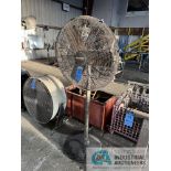 30" DIAMETER MAXESS INDUSTRIAL DUTY HIGH VELOCITY DRUM STYLE AIR CIRCULATOR