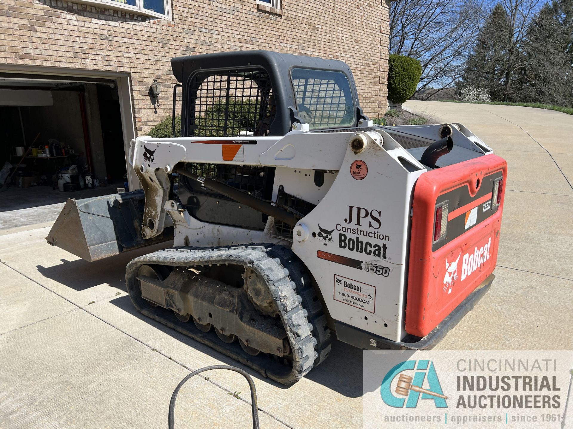 BOBCAT MODEL T550 INCLINE RUBBER TRACK DIESEL COMPACT SKID STEER TRACK LOADER; S/N AJZV16462 (NEW - Image 5 of 16