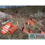 (LOT) ORANGE SAFETY BARRELS AND BASES **LOCATED AT 900 LICKING PIKE, WILDER, KY 41076**
