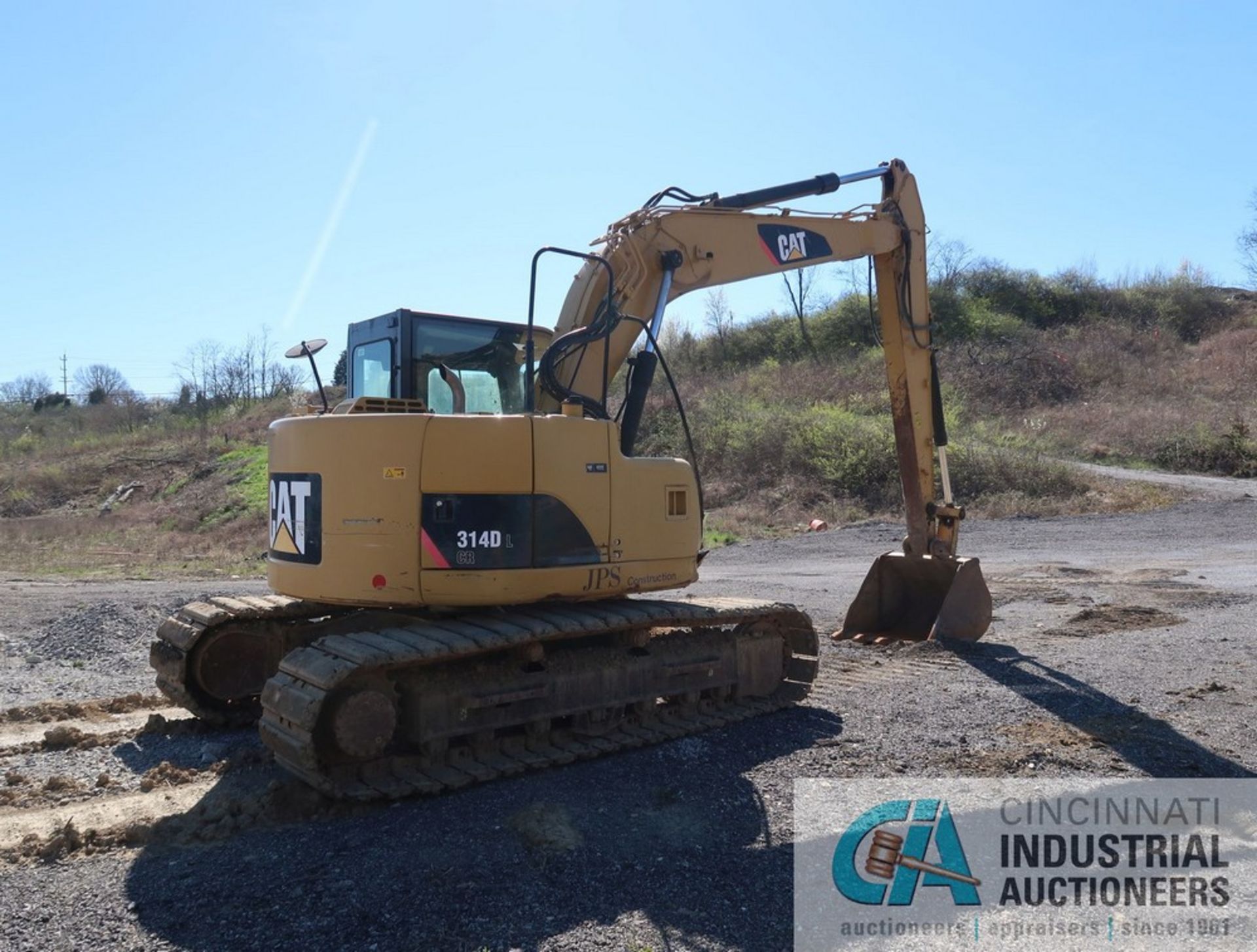 CATERPILLAR MODEL 314D LCR HYDRAULIC TRACK EXCAVATOR; S/N CAT0314DLSSZ00292, 36" WIDE BUCKET, 24" - Image 3 of 14