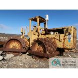 CATERPILLAR MODEL 825B SHEEPS FOOT COMPACTOR; S/N N/A (NEW 1973), 168" STRAIGHT BLADE, 46" WIDE