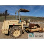 BOMAG MODEL BW172PDB-2 VIBRATORY DRUM ROLLER; S/N 109520510196T, 6' X 24" GRADING BLADE, 66" WIDE