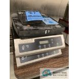 TABLE TOP SCALES - (2) BY WARING MODEL WH400 AND (1) BY CDN **For convenience, the loading fee of $