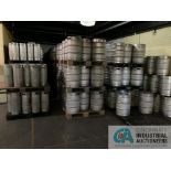 ****KEGS - (272) AT 1/2 BBL AND (340) AT 1/6 BBL **SUBJECT TO HIGH BID CONFIRMATION** **For