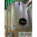 20 BBL QTS SOLUTIONS FV1 FERMENTER TANK AT 61-3/16" DIAMETER X 133" HIGH, INCLUDES SADDLES **For