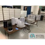 (LOT) ASSORTMENT KITCHEN WARES WITH TABLES **For convenience, the loading fee of $200.00 will be