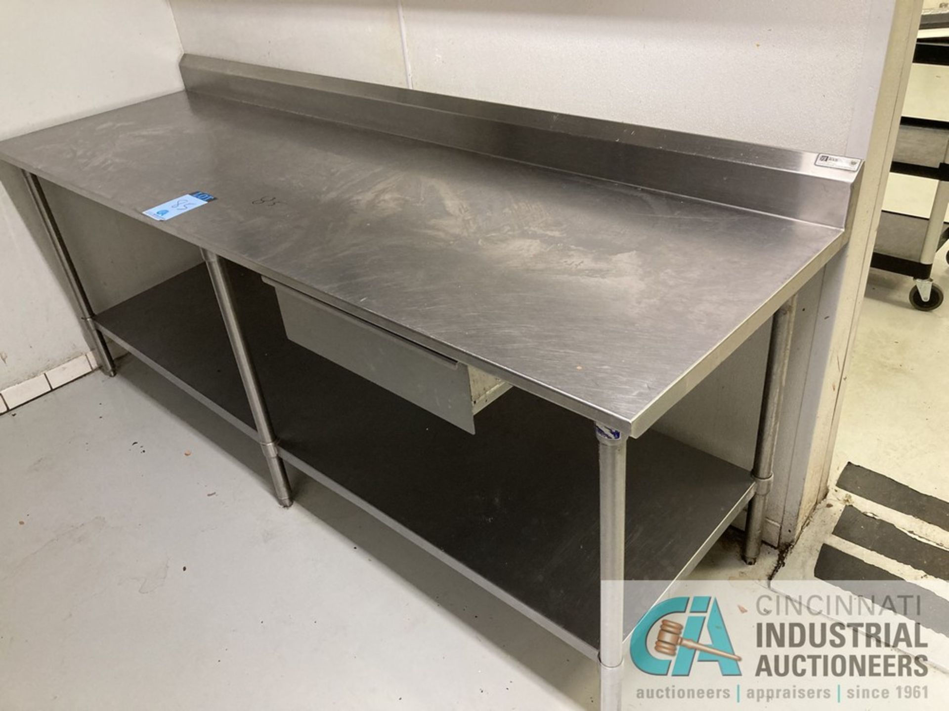 30" X 96" SS TABLE **For convenience, the loading fee of $100.00 will be added to the invoice and