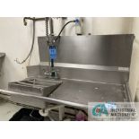 SPLIT SS TABLE - TO ACCOMMODATE DISH WASHER **For convenience, the loading fee of $250.00 will be