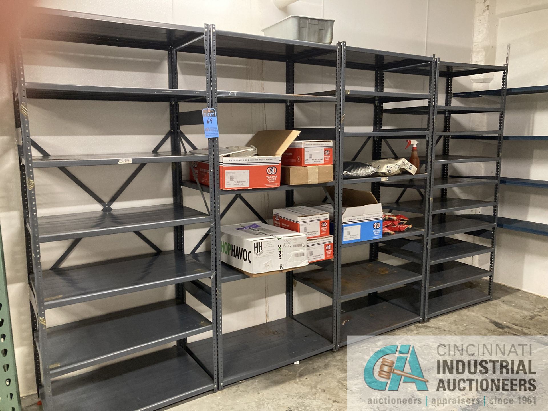 SECTIONS 24" X 36" STEEL SHELVING **For convenience, the loading fee of $100.00 will be added to the