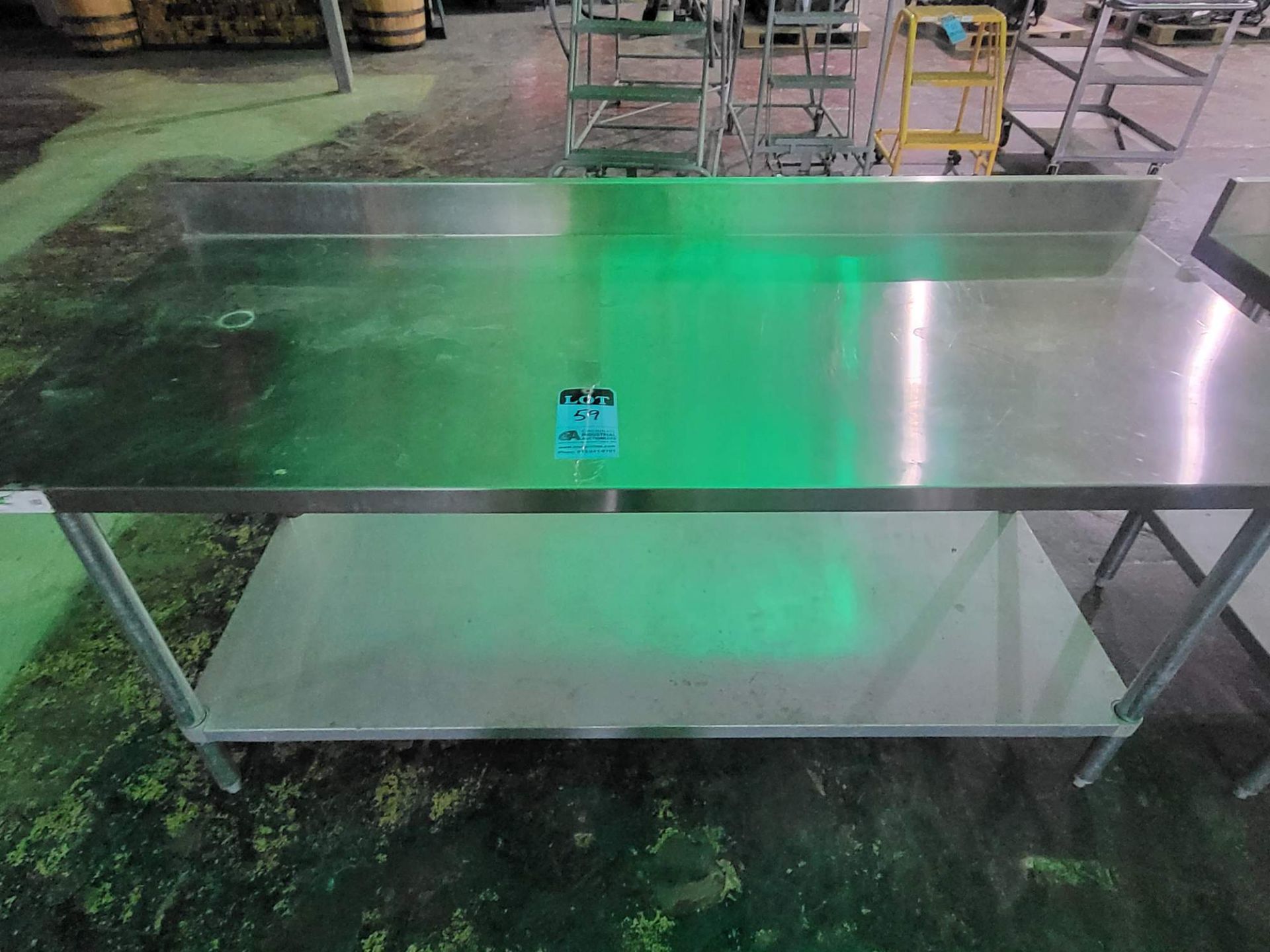 30" X 72" SS TABLE **For convenience, the loading fee of $50.00 will be added to the invoice and