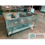 4-COMPARTMENT STEAM TABLE **For convenience, the loading fee of $50.00 will be added to the