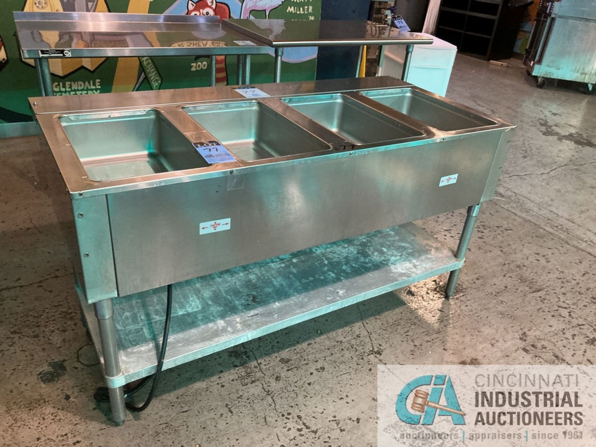 4-COMPARTMENT STEAM TABLE **For convenience, the loading fee of $50.00 will be added to the