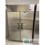ATOSA MODEL MBF8002GR T SERIES REACH IN 2-DOOR COOLER; S/N C40027 (2018) **For convenience, the