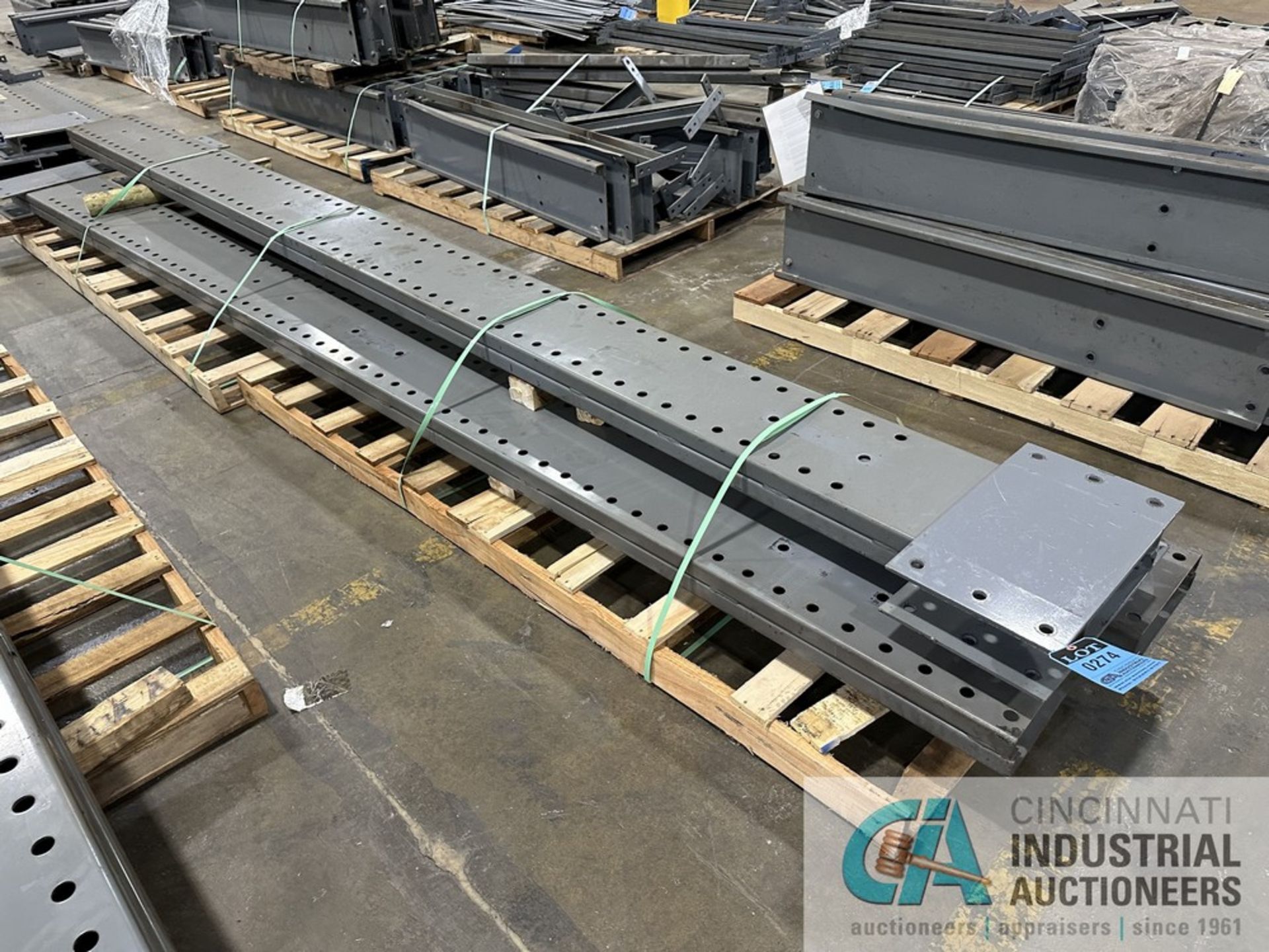 16' HIGH X 12" WIDE MEECO CANTILEVER RACK UPRIGHTS - 5000 Series