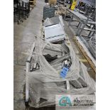 (LOT) MISCELLANEOUS CONVEYOR, (2) HYTROL MODEL TA BELT DRIVE PIECES (1-ROW, 8-SKIDS TOTAL)