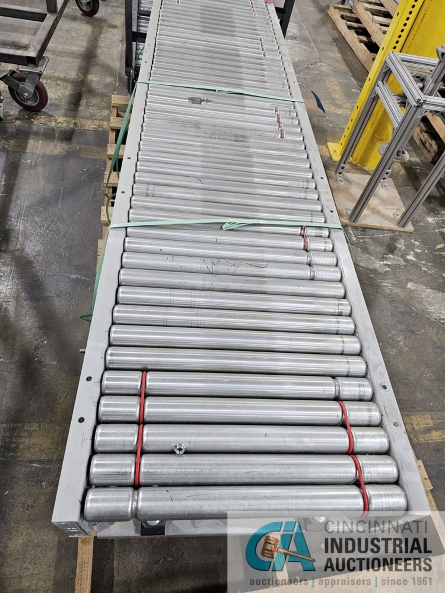 21" X 96" HYTROL ABEZ LIVE ROLLER CONVEYOR SECTION - Bild 4 aus 4