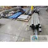 (LOT) MISCELLANEOUS GALVANIZED AND ALUMINUM PIPE