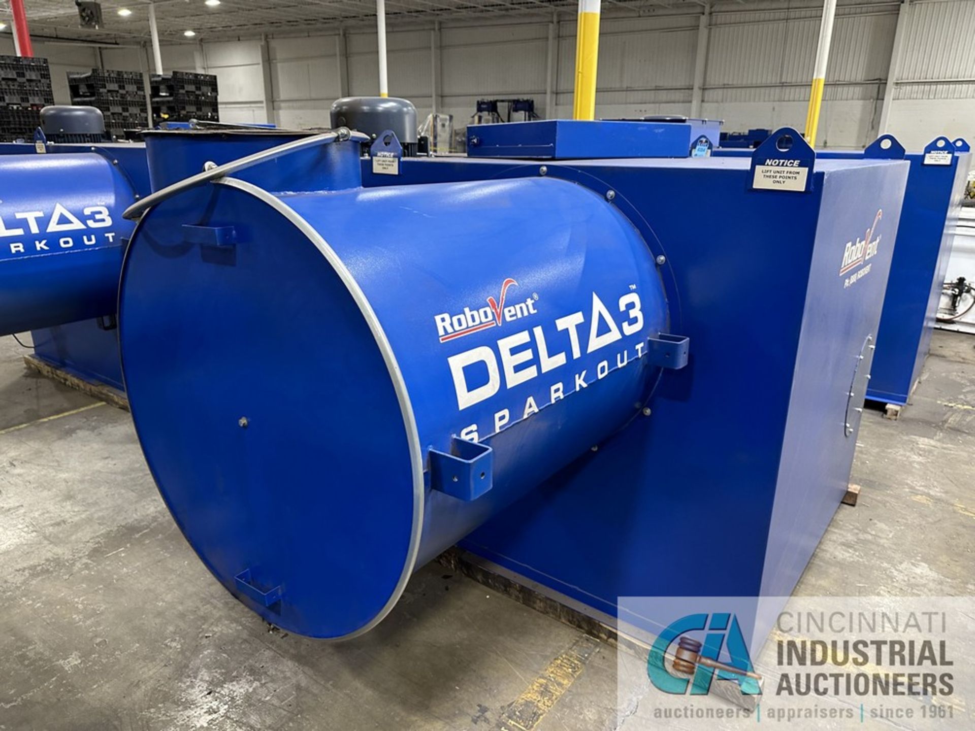 25 HP ROBOVENT FLOORSAVER MODEL DFS-800-8 DUST COLLECTOR; S/N 25603 (NEW 10/2016), DELTA 3 - Image 6 of 10