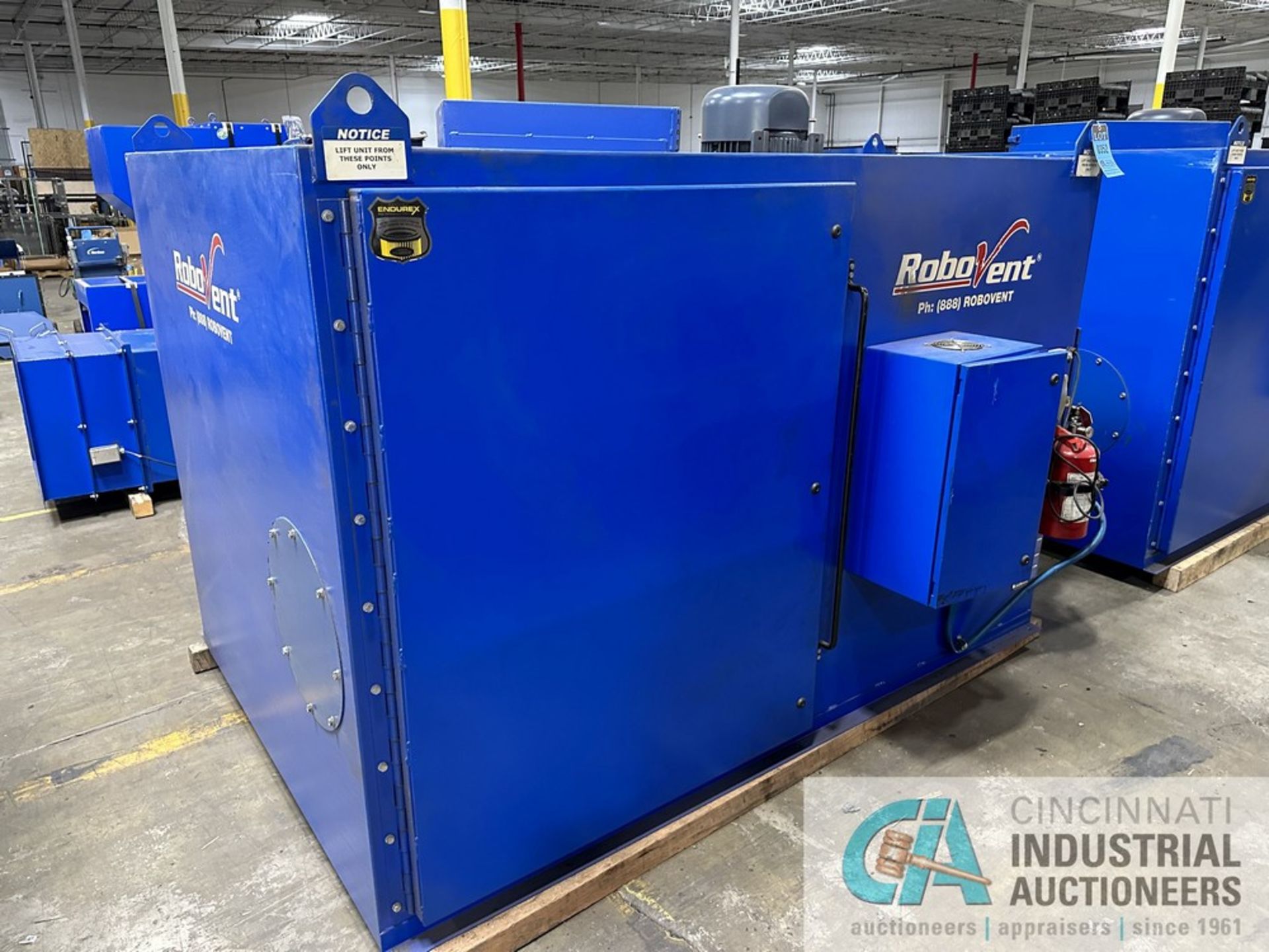 25 HP ROBOVENT FLOORSAVER MODEL DFS-800-8 DUST COLLECTOR; S/N 25603 (NEW 10/2016), DELTA 3 - Image 7 of 10