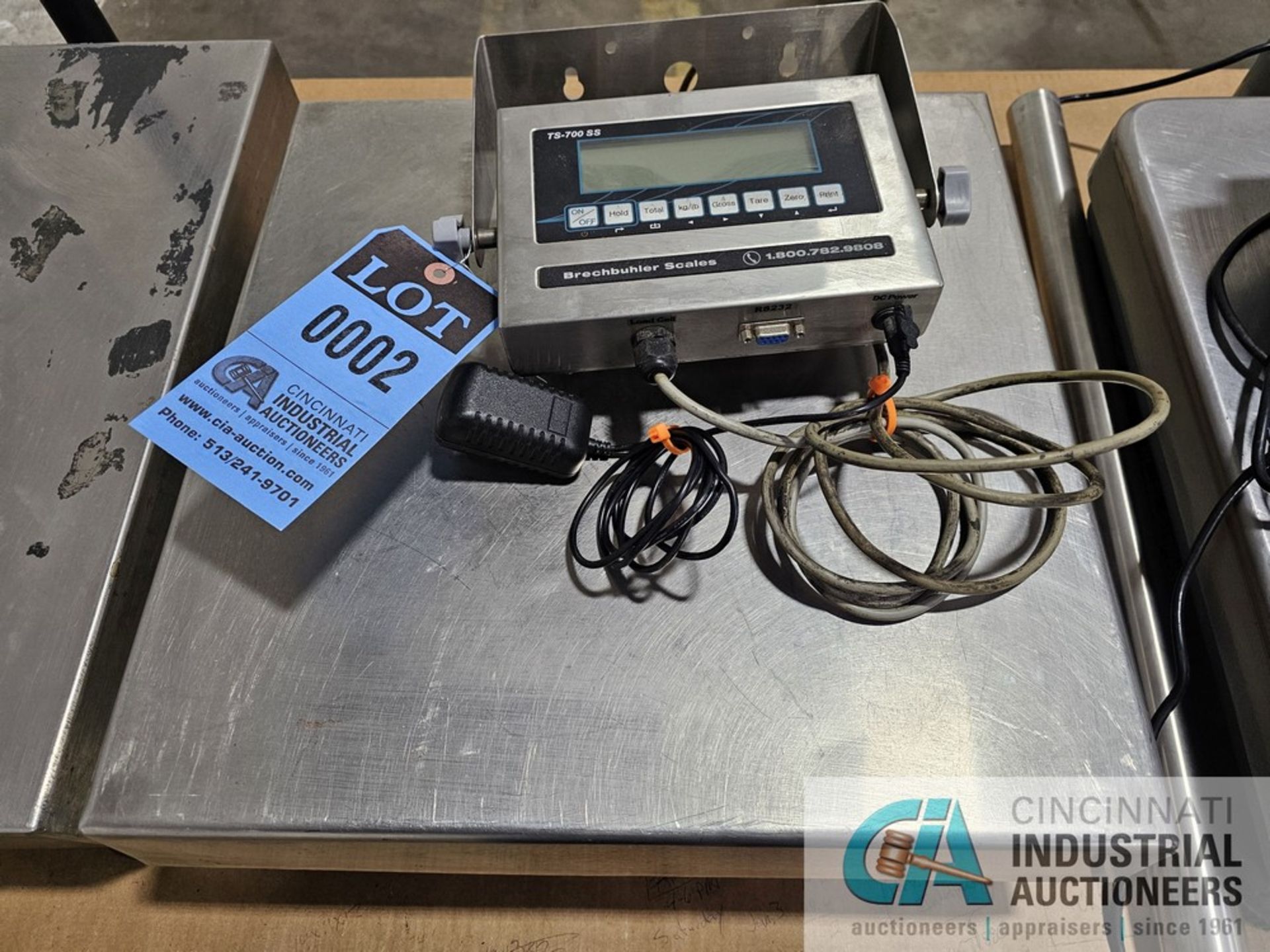 500 LB. BRECHBUHLER TS-700SS DIGITAL SCALE