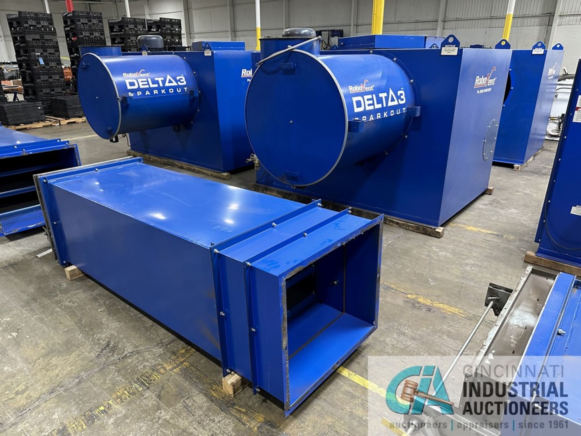 25 HP ROBOVENT FLOORSAVER MODEL DFS-800-8 DUST COLLECTOR; S/N 25603 (NEW 10/2016), DELTA 3 - Image 5 of 10