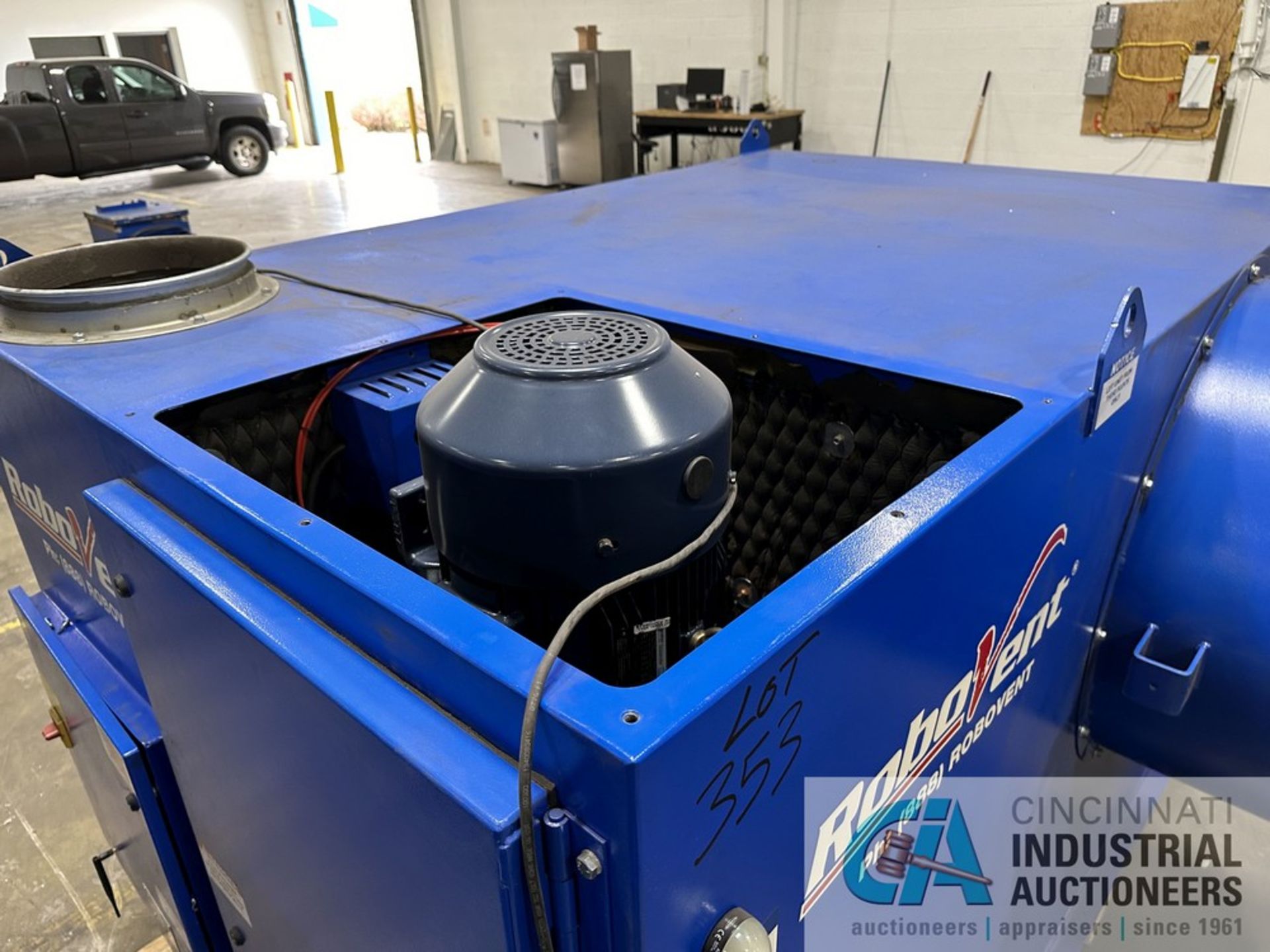 25 HP ROBOVENT FLOORSAVER MODEL DFS-800-8 DUST COLLECTOR; S/N 25599 (NEW 10/2016), DELTA 3 - Image 9 of 9