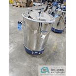 24" X 30" NORDSON STAINLESS STEEL HOPPER