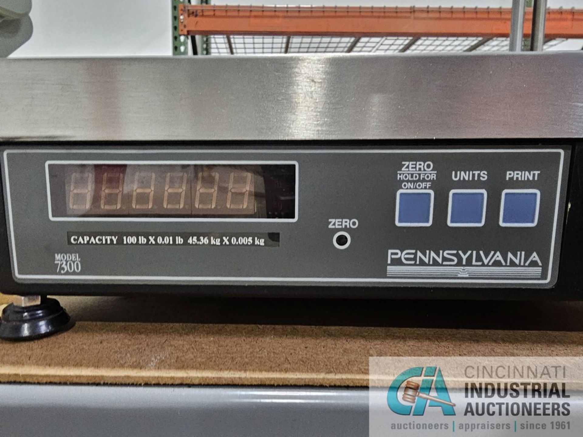 100 LB. PENNSYLVANIA 7300 DIGITAL SCALE - Bild 7 aus 8