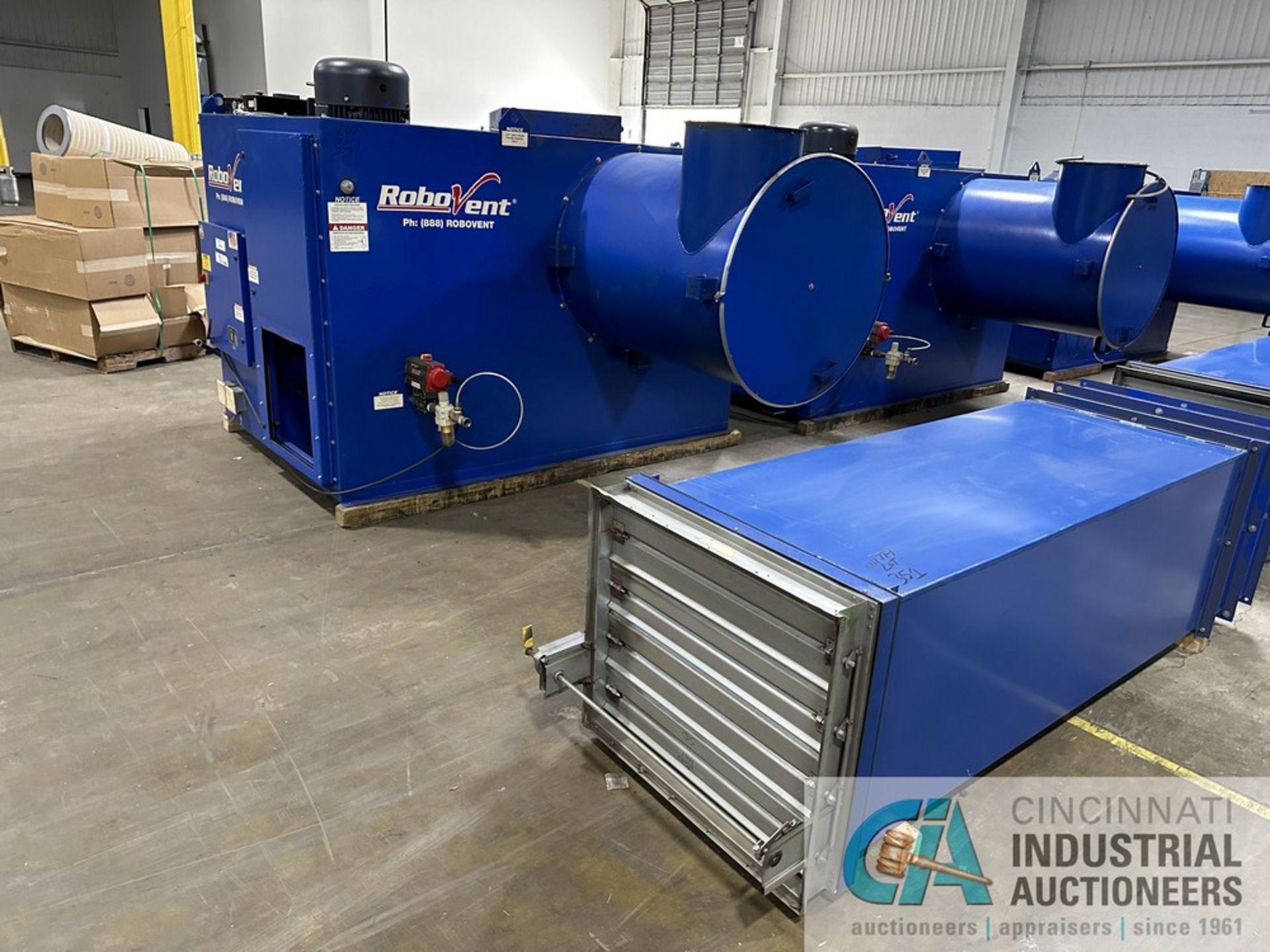 25 HP ROBOVENT FLOORSAVER MODEL DFS-800-8 DUST COLLECTOR; S/N 25608 (NEW 10/2016), DELTA 3 - Image 6 of 13