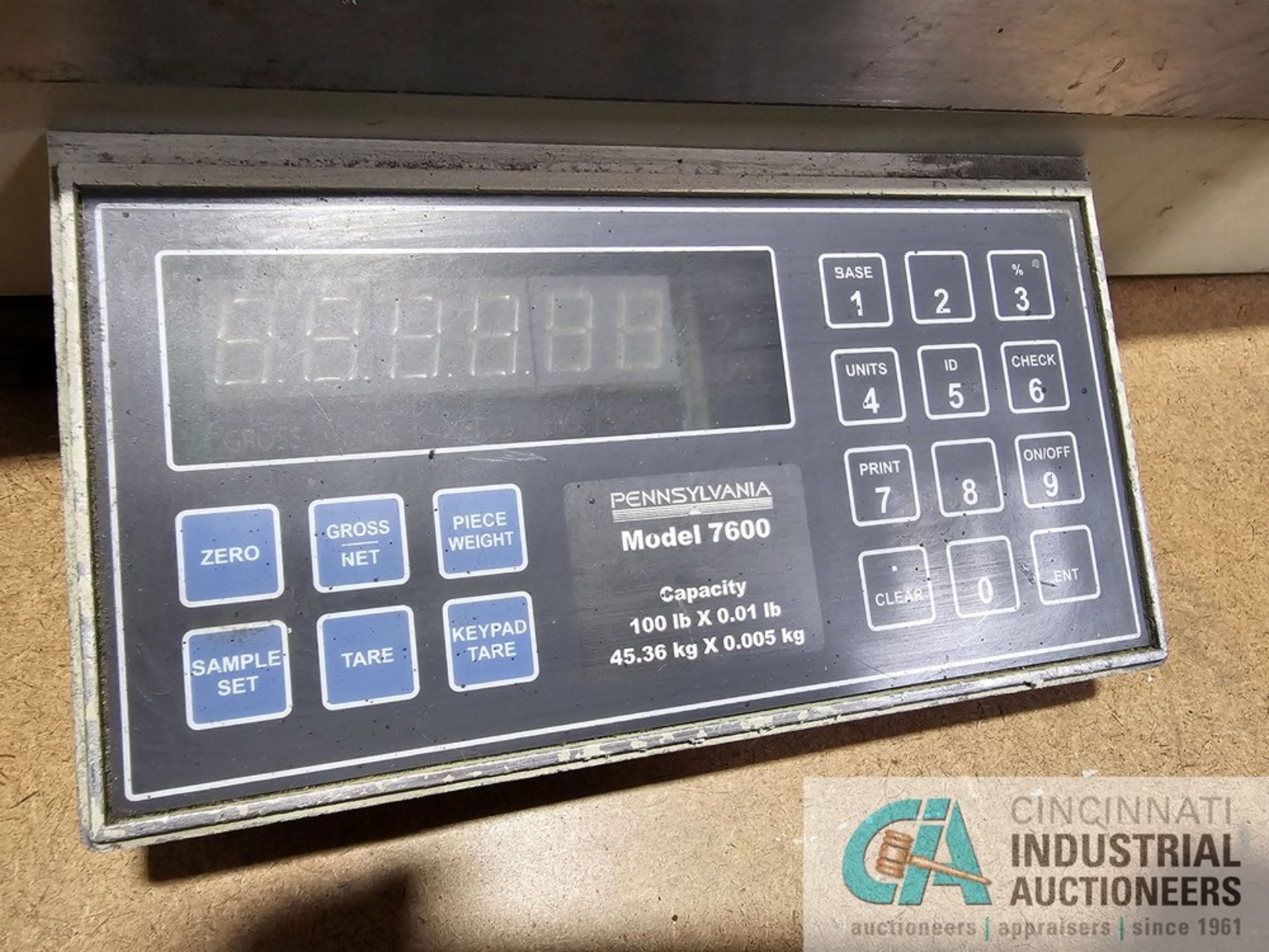 100 LB. PENNSYLVANIA 7600 DIGITAL SCALE - Image 3 of 6