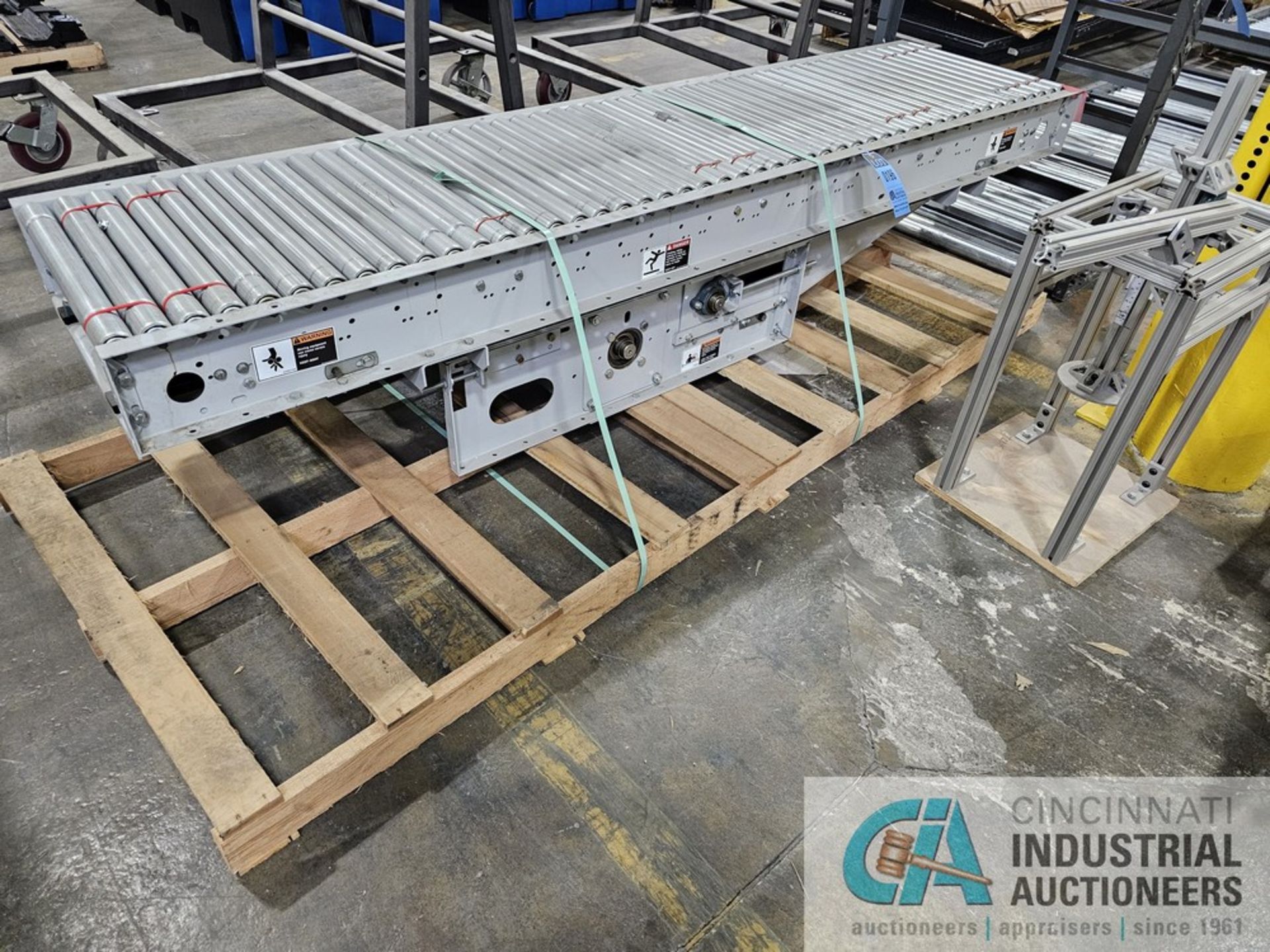 21" X 96" HYTROL ABEZ LIVE ROLLER CONVEYOR SECTION