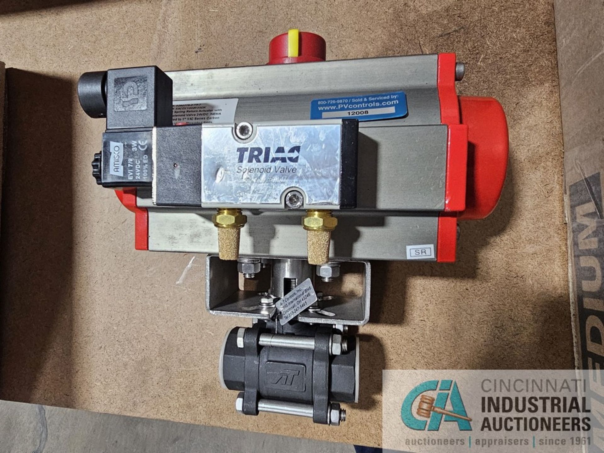 TRIAC CONTROLS MODEL 55CTX1002R3XDS DOUBLE ACTING ACTUATOR - Image 3 of 4