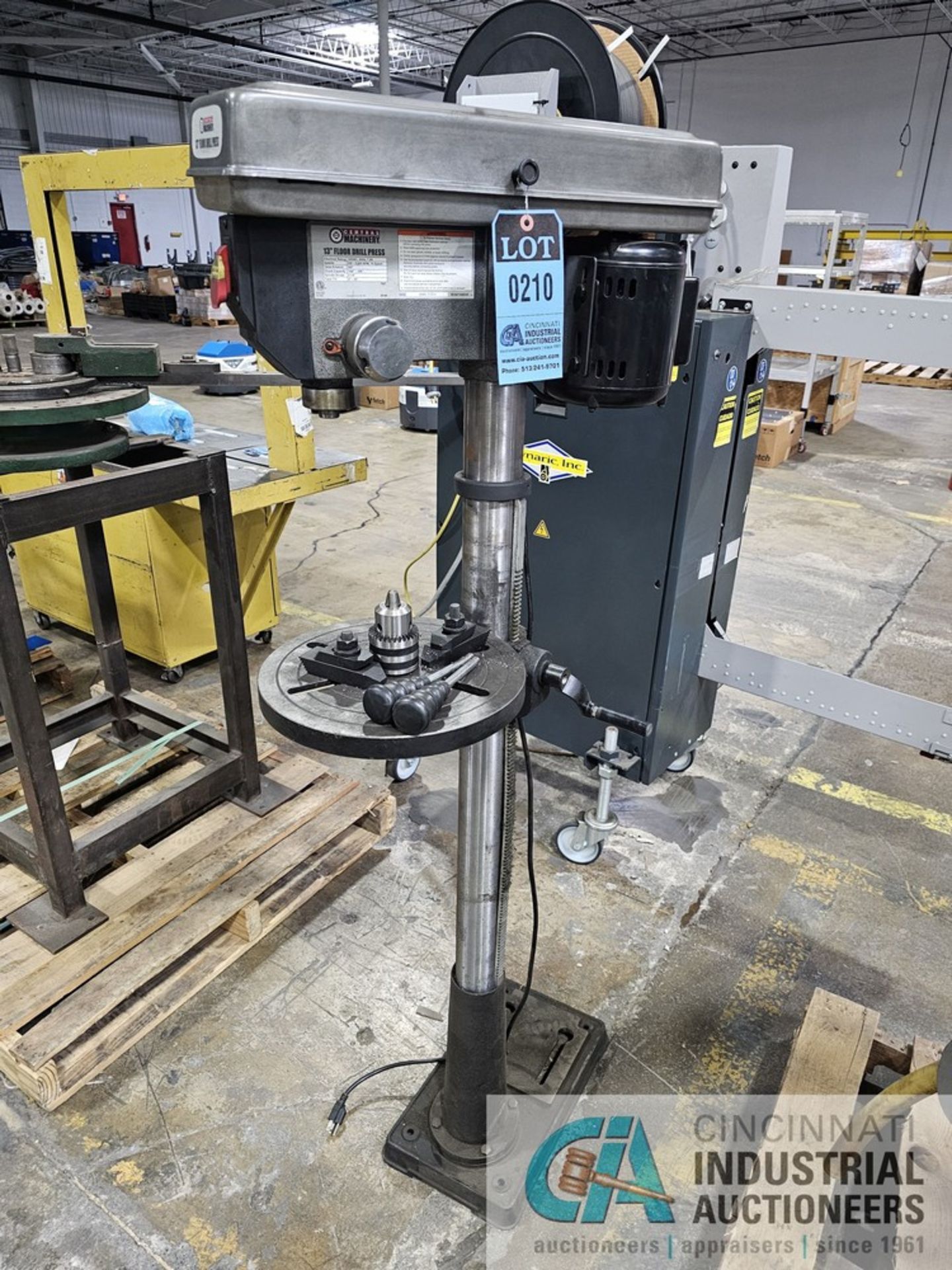 13" CENTRAL FLOOR DRILL