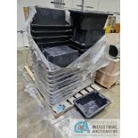 24" X 16" X 10" KADEN HEAVY DUTY PLASTIC STACKABLE TOTES