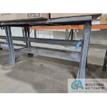 60" X 30" STEEL FRAME BENCH