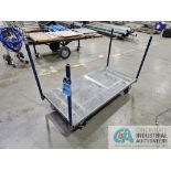 30" X 60" STEEL MATERIAL CART