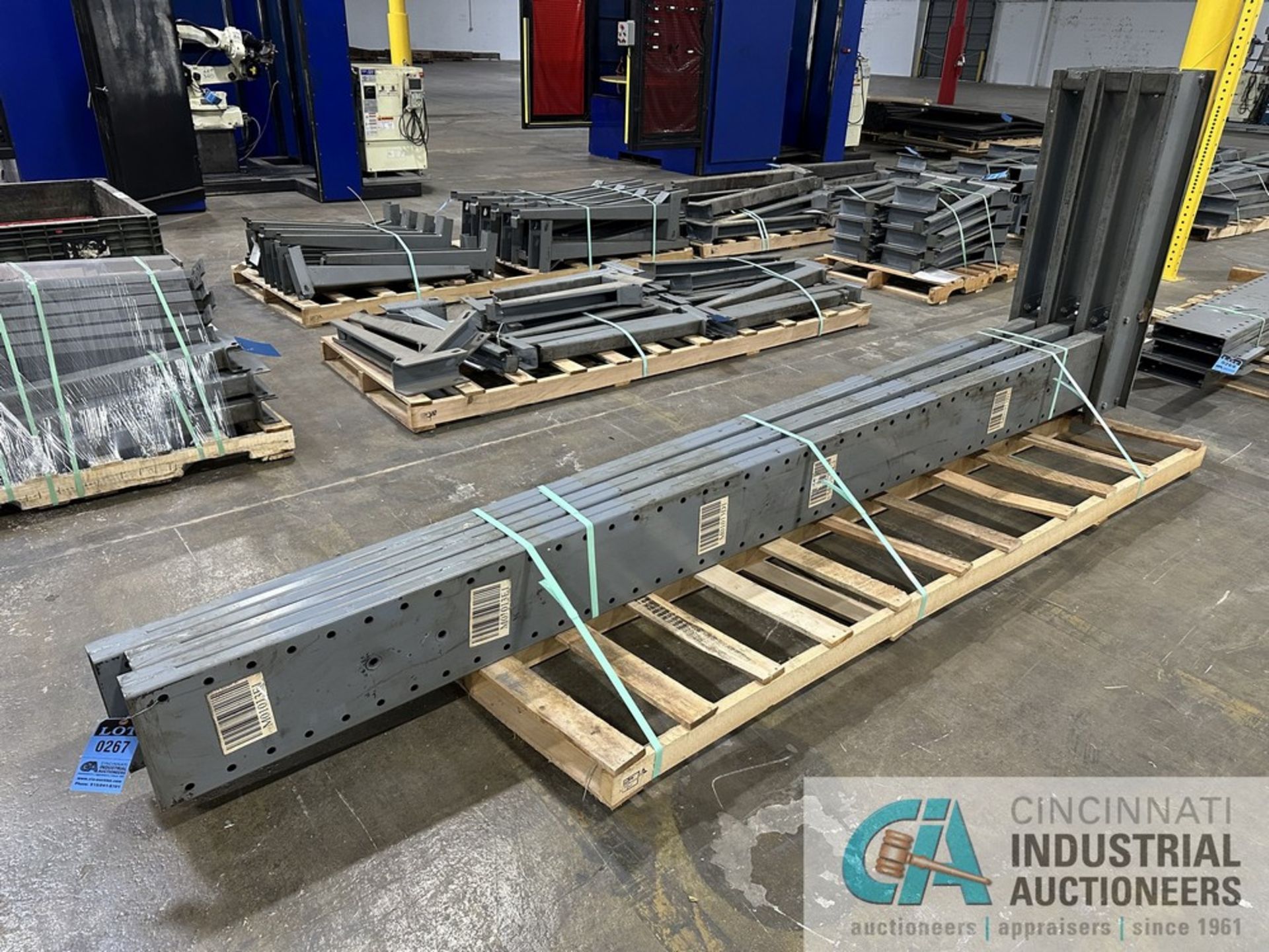 12' HIGH X 11" WIDE MEECO CANTILEVER RACK UPRIGHTS - 2000 Series