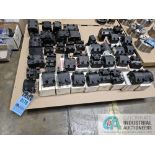 (LOT) (1) SKID HAAS TURRET TOOLHOLDERS, APPROX. (20) ROUND TYPE AND (20) RECTANGULAR TYPE