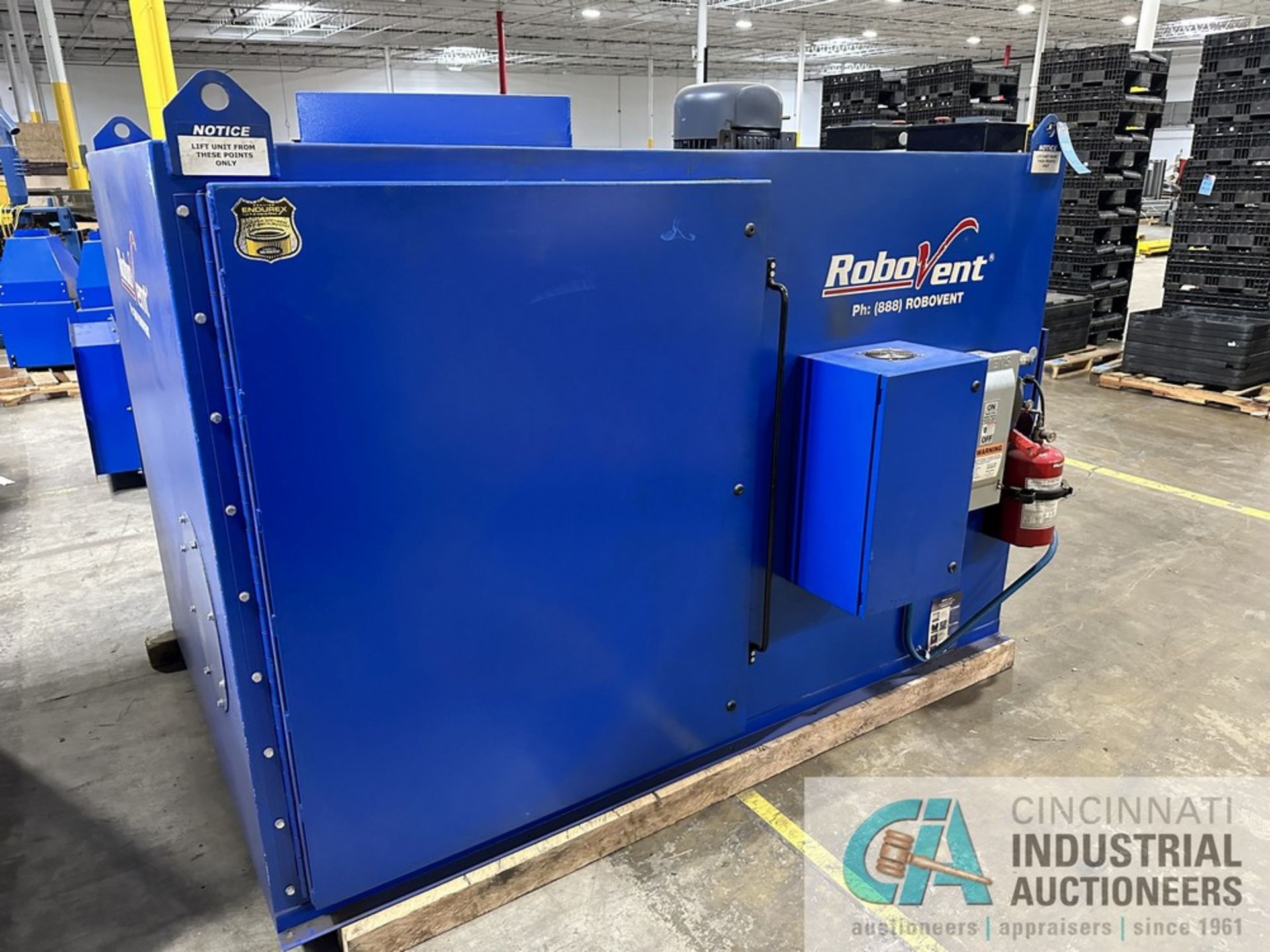 25 HP ROBOVENT FLOORSAVER MODEL DFS-800-8 DUST COLLECTOR; S/N 25608 (NEW 10/2016), DELTA 3 - Image 10 of 13