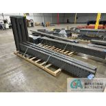 12' HIGH X 11" WIDE MEECO CANTILEVER RACK UPRIGHTS - 5000 Series