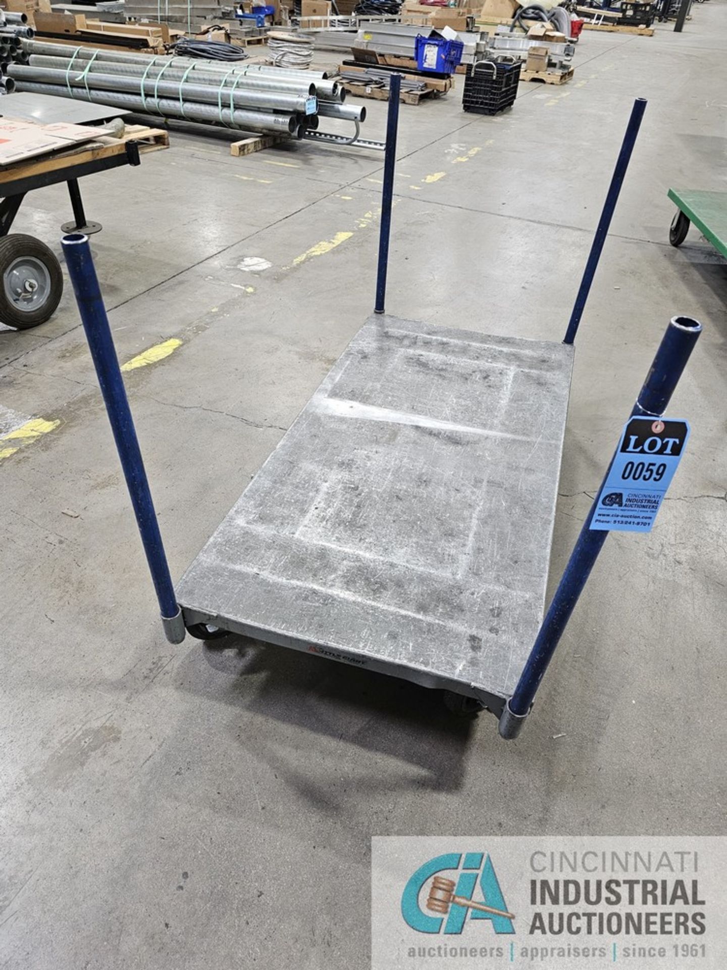 30" X 60" STEEL MATERIAL CART - Image 2 of 3