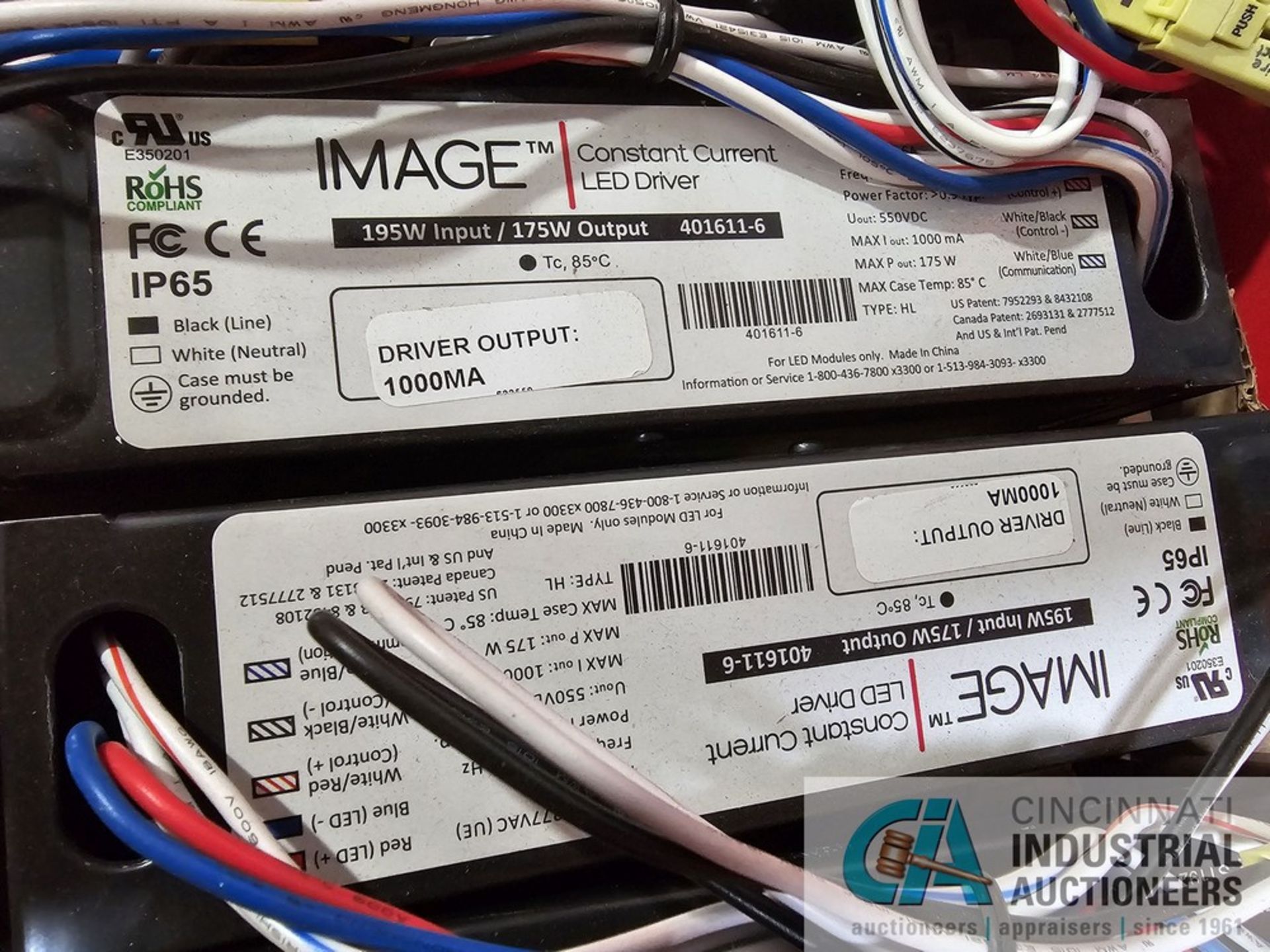 IMAGE CONSTANT CURRENT LED DRIVER, 195 W IMPUT / 175 W OUTPUT, DRIVER OUTPUT 1,000MA - Image 2 of 2