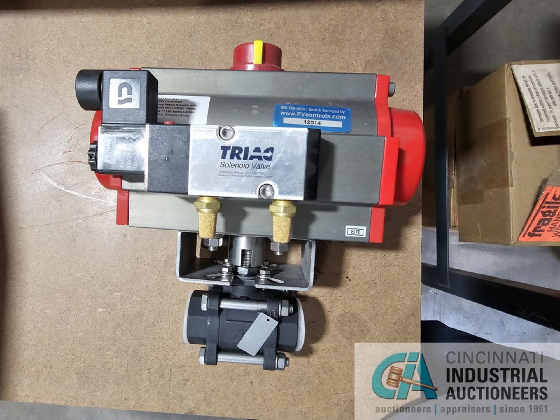 TRIAC CONTROLS MODEL 55CTX1002R3XDS DOUBLE ACTING ACTUATOR - Image 4 of 5