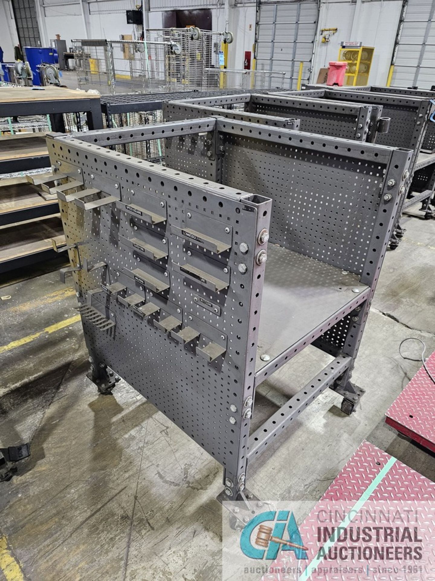 32" X 36" HEAVY DUTY STEEL MATERIAL CARTS - Image 2 of 4