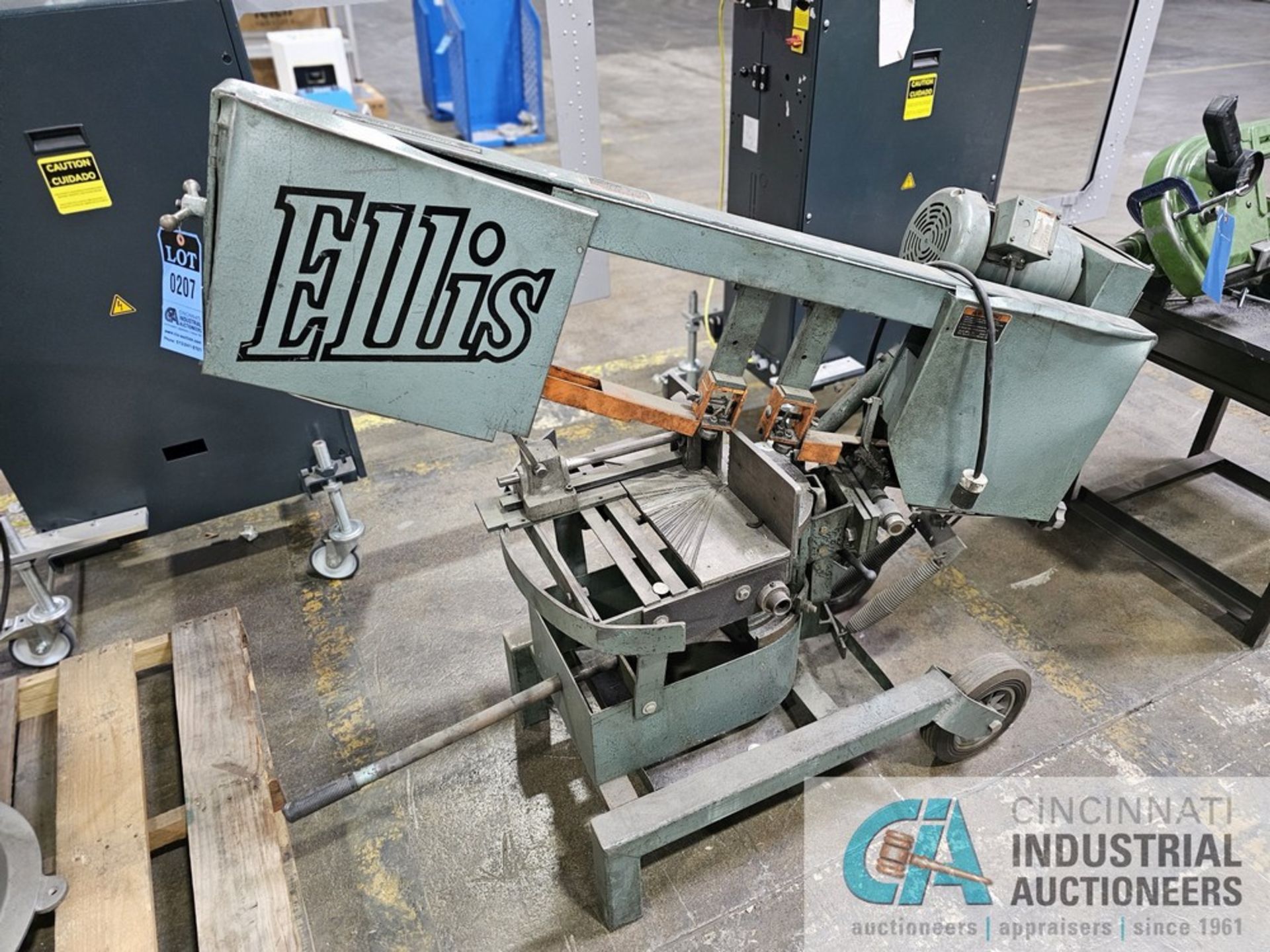 ELLIS MODEL 1600 MITRE HORIZONTAL BAND SAW