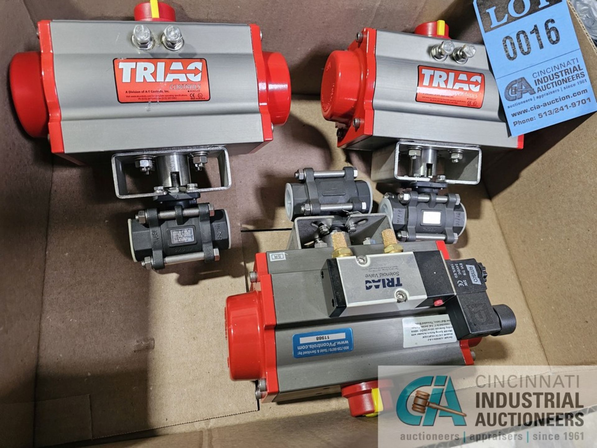 TRIAC CONTROLS MODEL 55CTX1002R3XDS DOUBLE ACTING ACTUATOR - Image 2 of 4