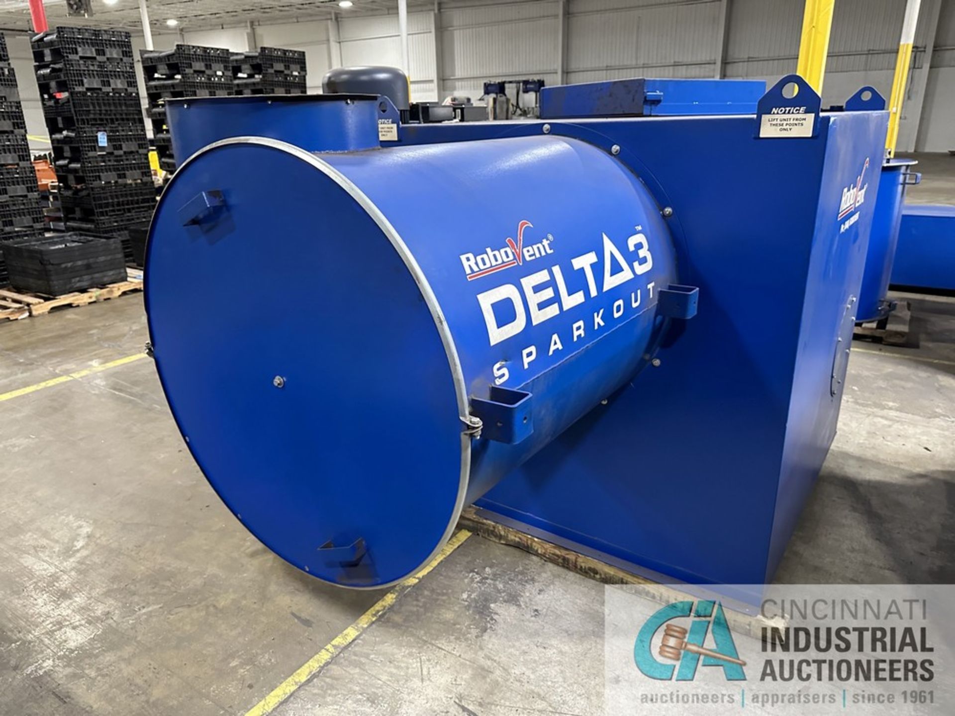 25 HP ROBOVENT FLOORSAVER MODEL DFS-800-8 DUST COLLECTOR; S/N 25608 (NEW 10/2016), DELTA 3 - Image 9 of 13